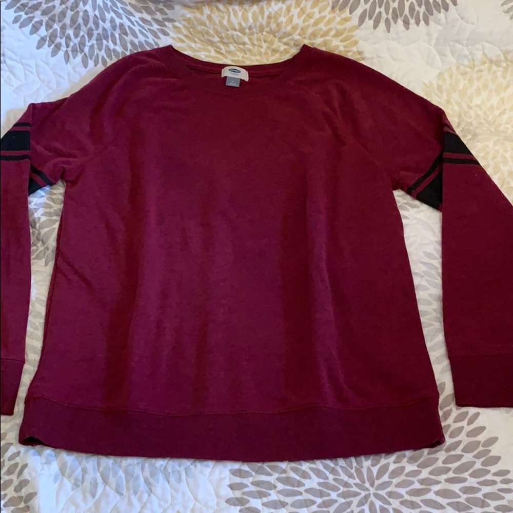 Old Navy long sleeve varsity shirt size medium